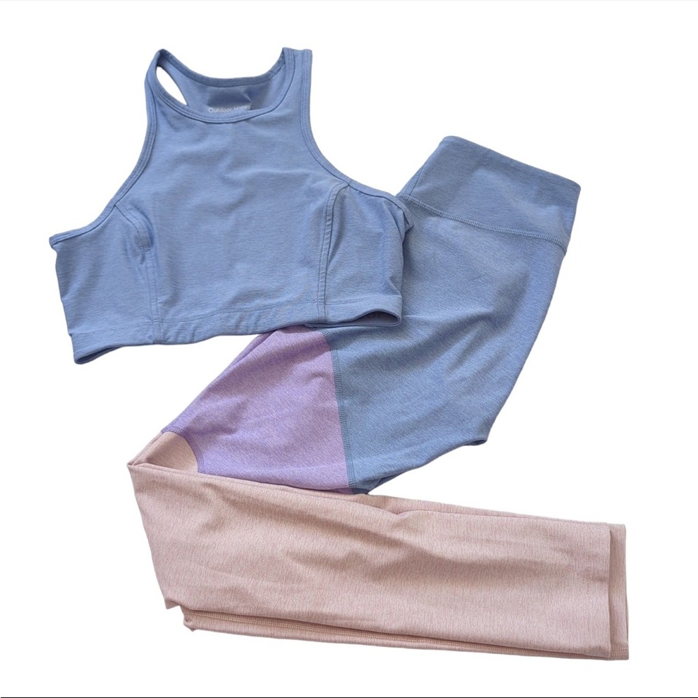 Outdoor Voices Set Matching workout Bra and leggings size S/M